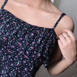 cute floral forever 21 ruffle top